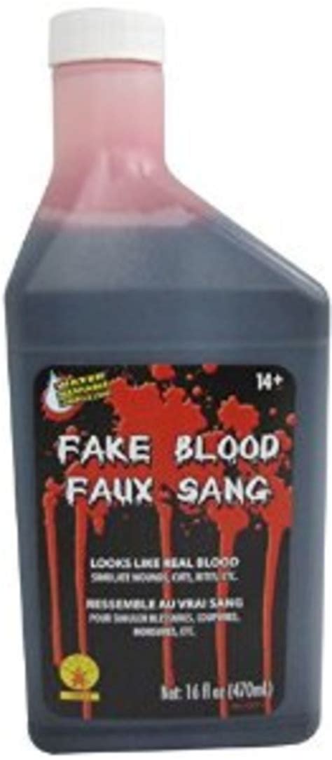 fake non clothes staining blood|washable non staining blood.